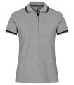 Dames Polo Clique Astoria 028273 grijs melange